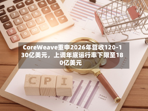 CoreWeave重申2026年营收120-130亿美元，上调年底运行率下限至180亿美元-第2张图片