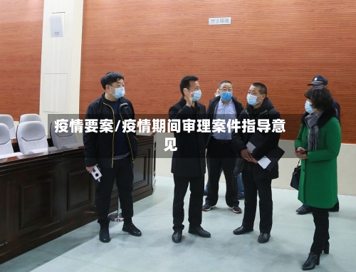 疫情要案/疫情期间审理案件指导意见-第1张图片