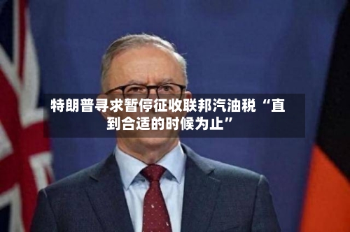 特朗普寻求暂停征收联邦汽油税 “直到合适的时候为止”-第1张图片