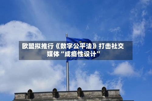 欧盟拟推行《数字公平法》打击社交媒体“成瘾性设计”-第2张图片