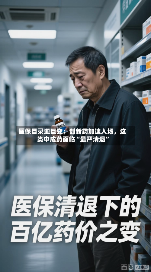 医保目录迎巨变：创新药加速入场	，这类中成药面临“最严清退	”-第3张图片