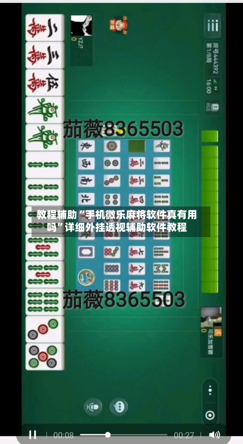 教程辅助“手机微乐麻将软件真有用吗”详细外挂透视辅助软件教程-第1张图片
