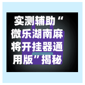 实测辅助“微乐湖南麻将开挂器通用版”揭秘透视辅助万能挂用法-第2张图片