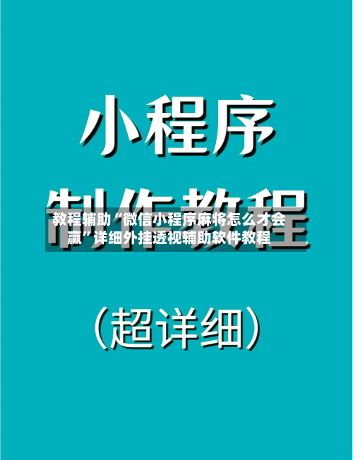 教程辅助“微信小程序麻将怎么才会赢”详细外挂透视辅助软件教程-第3张图片
