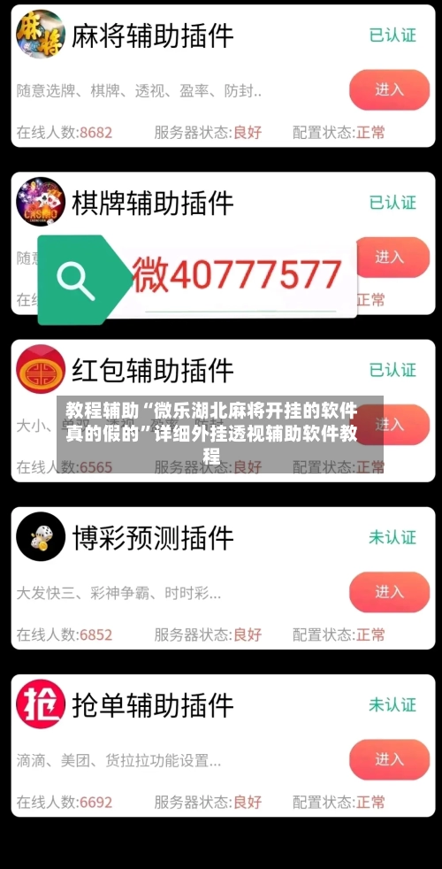 教程辅助“微乐湖北麻将开挂的软件真的假的	”详细外挂透视辅助软件教程-第1张图片