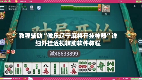 教程辅助“微乐辽宁麻将开挂神器”详细外挂透视辅助软件教程-第1张图片