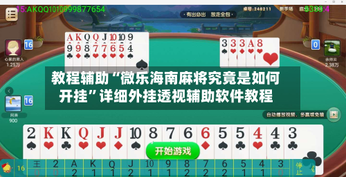 教程辅助“微乐海南麻将究竟是如何开挂”详细外挂透视辅助软件教程-第1张图片