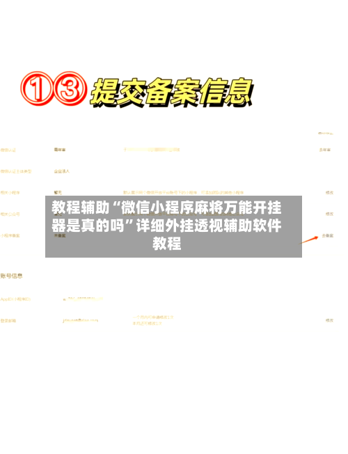 教程辅助“微信小程序麻将万能开挂器是真的吗	”详细外挂透视辅助软件教程-第2张图片