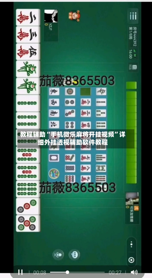 教程辅助“手机微乐麻将开挂视频”详细外挂透视辅助软件教程-第3张图片