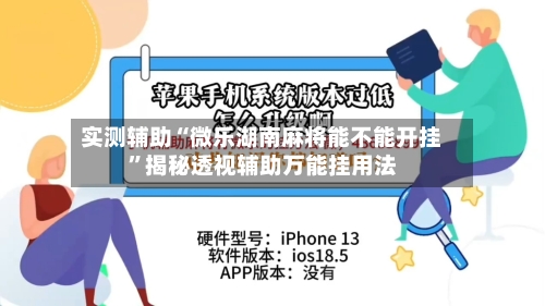 实测辅助“微乐湖南麻将能不能开挂”揭秘透视辅助万能挂用法-第2张图片