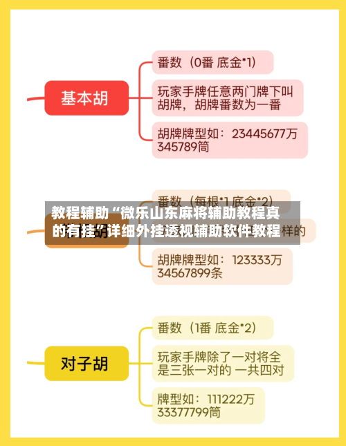 教程辅助“微乐山东麻将辅助教程真的有挂”详细外挂透视辅助软件教程-第2张图片