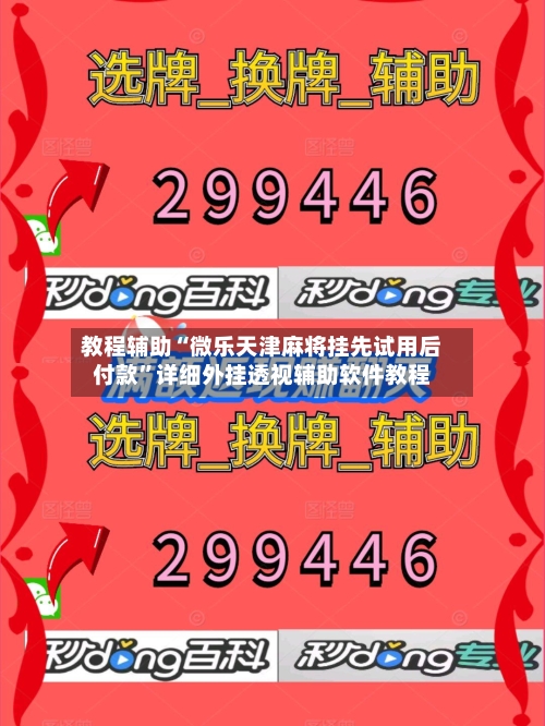 教程辅助“微乐天津麻将挂先试用后付款”详细外挂透视辅助软件教程-第3张图片