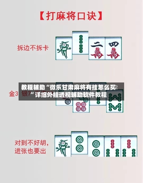 教程辅助“微乐甘肃麻将有挂怎么买”详细外挂透视辅助软件教程-第2张图片