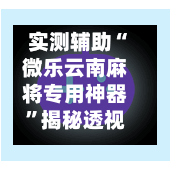 实测辅助“微乐云南麻将专用神器	”揭秘透视辅助万能挂用法-第2张图片