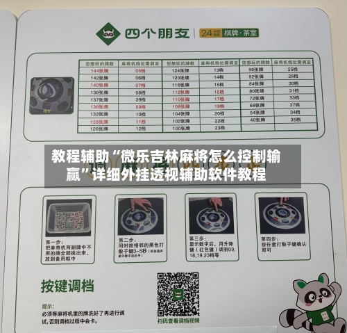 教程辅助“微乐吉林麻将怎么控制输赢	”详细外挂透视辅助软件教程-第1张图片