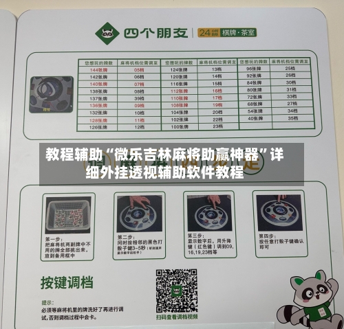 教程辅助“微乐吉林麻将助赢神器”详细外挂透视辅助软件教程-第1张图片