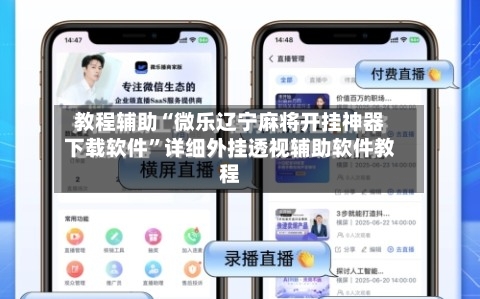 教程辅助“微乐辽宁麻将开挂神器下载软件”详细外挂透视辅助软件教程-第1张图片