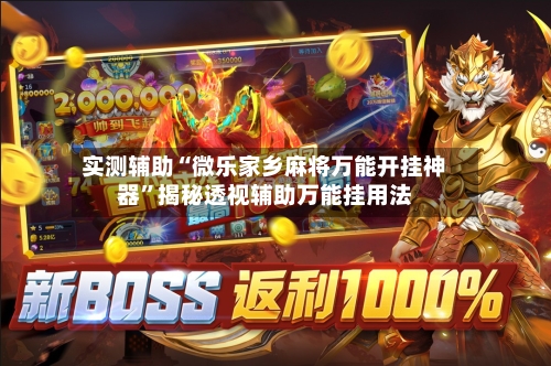 实测辅助“微乐家乡麻将万能开挂神器”揭秘透视辅助万能挂用法-第2张图片