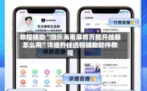 教程辅助“微乐海南麻将万能开挂器怎么用	”详细外挂透视辅助软件教程-第1张图片