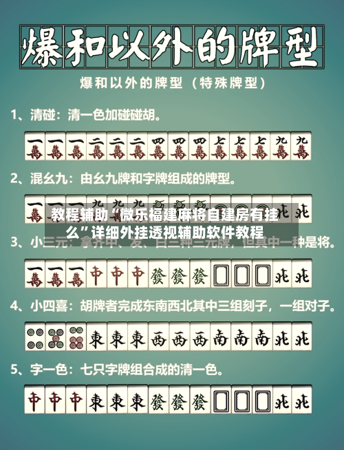 教程辅助“微乐福建麻将自建房有挂么”详细外挂透视辅助软件教程-第1张图片