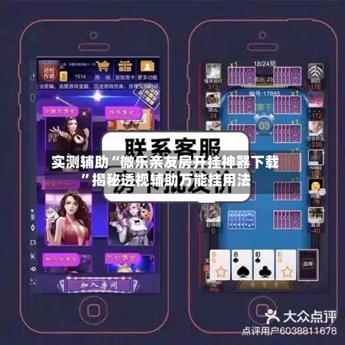 实测辅助“微乐亲友房开挂神器下载”揭秘透视辅助万能挂用法-第3张图片