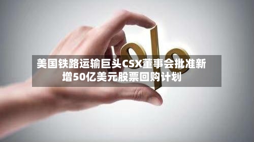 美国铁路运输巨头CSX董事会批准新增50亿美元股票回购计划-第2张图片