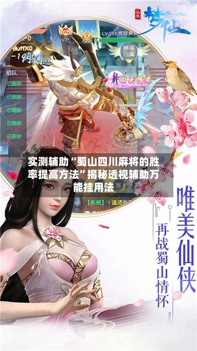 实测辅助“蜀山四川麻将的胜率提高方法”揭秘透视辅助万能挂用法-第2张图片