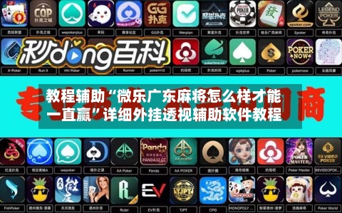 教程辅助“微乐广东麻将怎么样才能一直赢	”详细外挂透视辅助软件教程-第1张图片