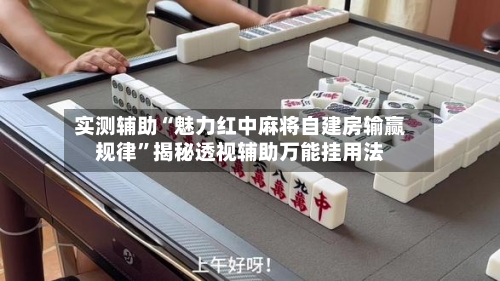 实测辅助“魅力红中麻将自建房输赢规律”揭秘透视辅助万能挂用法-第1张图片