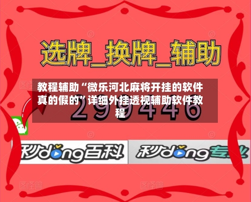教程辅助“微乐河北麻将开挂的软件真的假的”详细外挂透视辅助软件教程-第2张图片
