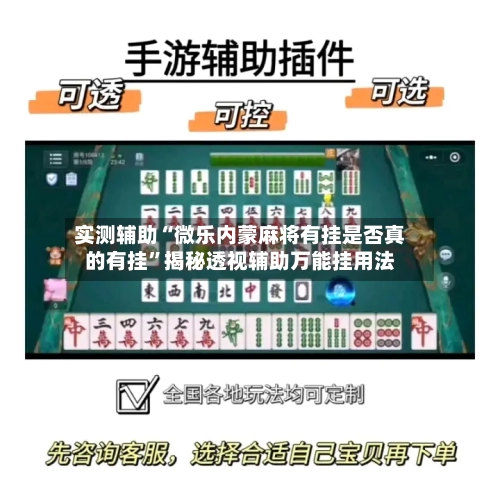 实测辅助“微乐内蒙麻将有挂是否真的有挂”揭秘透视辅助万能挂用法-第3张图片