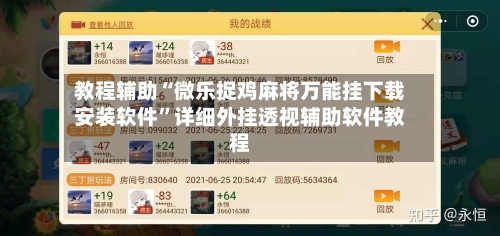 教程辅助“微乐捉鸡麻将万能挂下载安装软件”详细外挂透视辅助软件教程-第3张图片