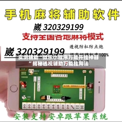 实测辅助“微乐小程序万能开挂神器”揭秘透视辅助万能挂用法-第1张图片