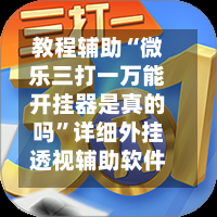 教程辅助“微乐三打一万能开挂器是真的吗	”详细外挂透视辅助软件教程-第1张图片