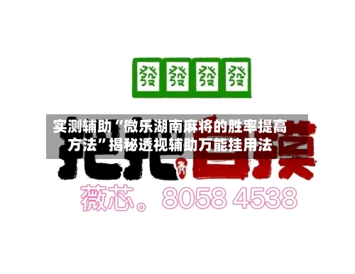 实测辅助“微乐湖南麻将的胜率提高方法”揭秘透视辅助万能挂用法-第1张图片
