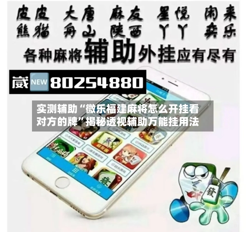 实测辅助“微乐福建麻将怎么开挂看对方的牌	”揭秘透视辅助万能挂用法-第1张图片