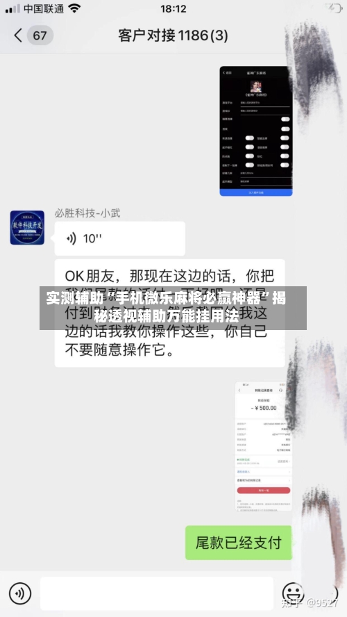 实测辅助“手机微乐麻将必赢神器	”揭秘透视辅助万能挂用法-第1张图片