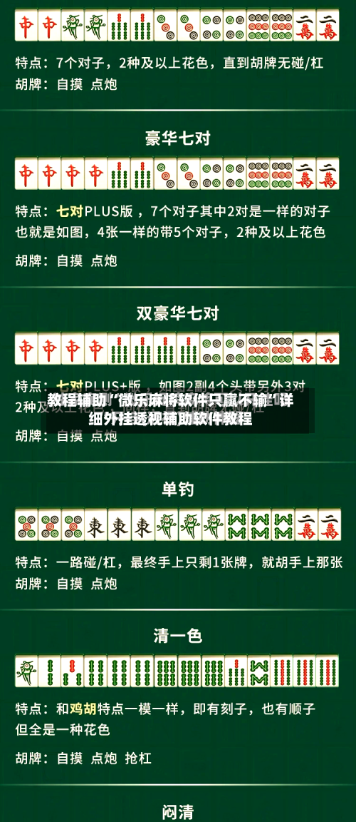 教程辅助“微乐麻将软件只赢不输”详细外挂透视辅助软件教程-第2张图片