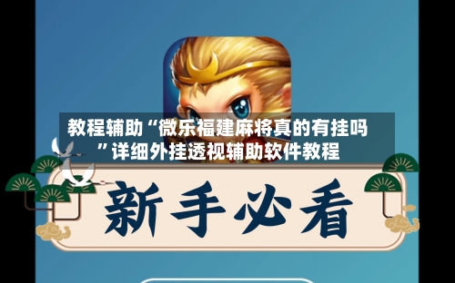 教程辅助“微乐福建麻将真的有挂吗”详细外挂透视辅助软件教程-第3张图片