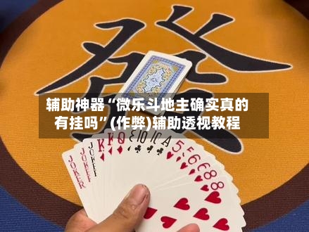 辅助神器“微乐斗地主确实真的有挂吗	”(作弊)辅助透视教程-第1张图片