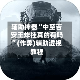 辅助神器“中至吉安王炸挂真的有吗”(作弊)辅助透视教程-第2张图片