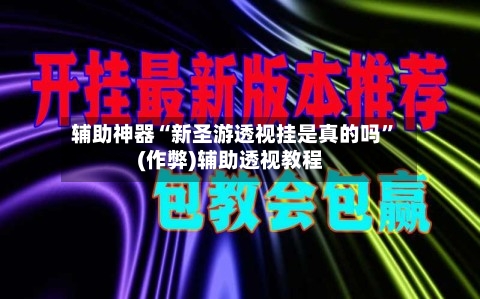 辅助神器“新圣游透视挂是真的吗”(作弊)辅助透视教程-第1张图片