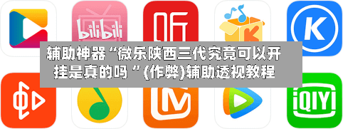 辅助神器“微乐陕西三代究竟可以开挂是真的吗 ”(作弊)辅助透视教程-第3张图片