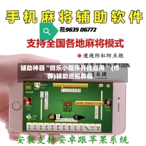 辅助神器“微乐小程序开挂应用 ”(作弊)辅助透视教程-第3张图片