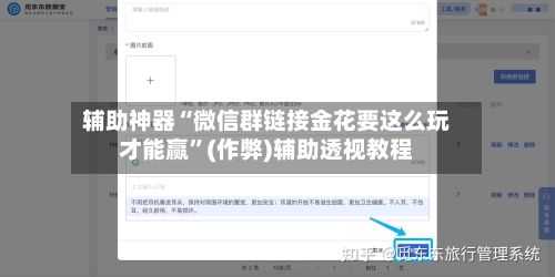 辅助神器“微信群链接金花要这么玩才能赢	”(作弊)辅助透视教程-第2张图片