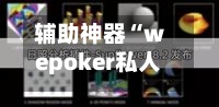 辅助神器“wepoker私人局怎么老是输	”(作弊)辅助透视教程-第1张图片