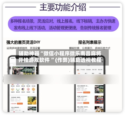 辅助神器“微信小程序微乐南昌麻将开挂游戏软件 	”(作弊)辅助透视教程-第3张图片